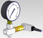 tweerichtings-banjo met elektromechanische sensor